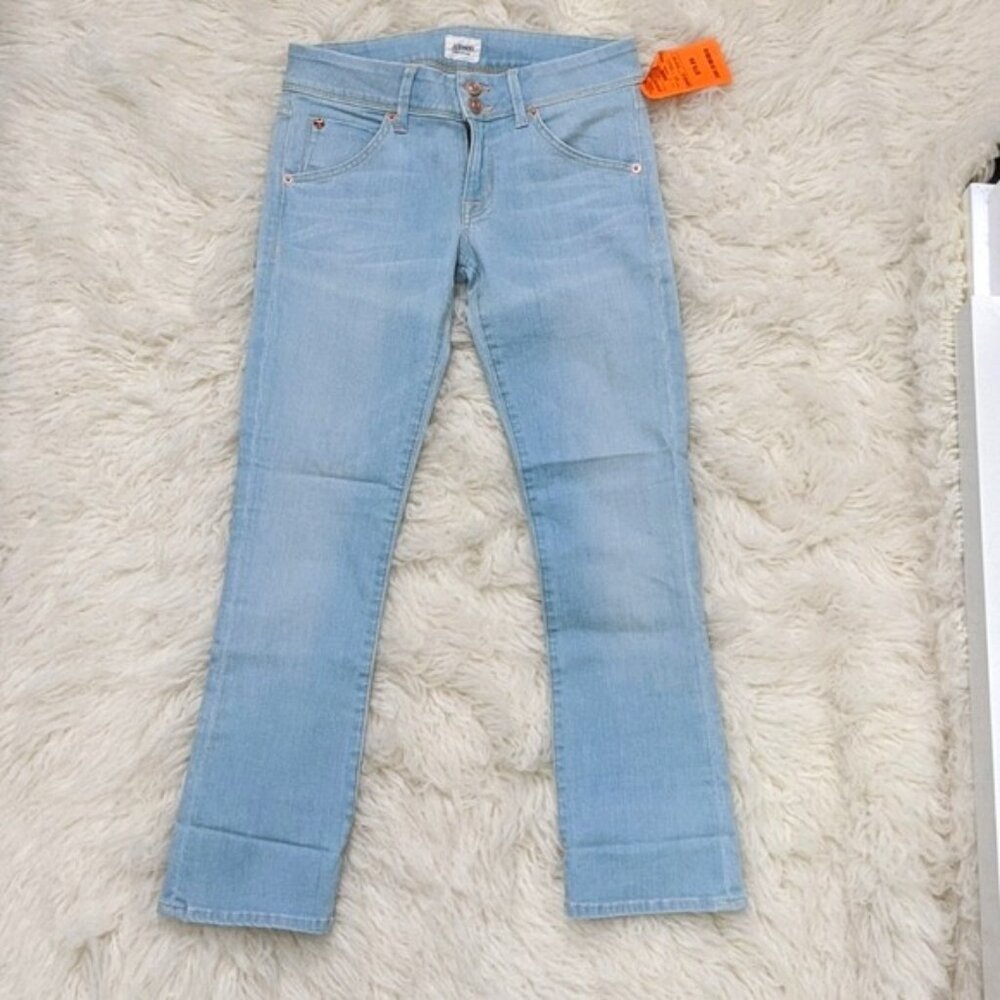 Hudson Womens Signature Light Blue Jeans Size 27